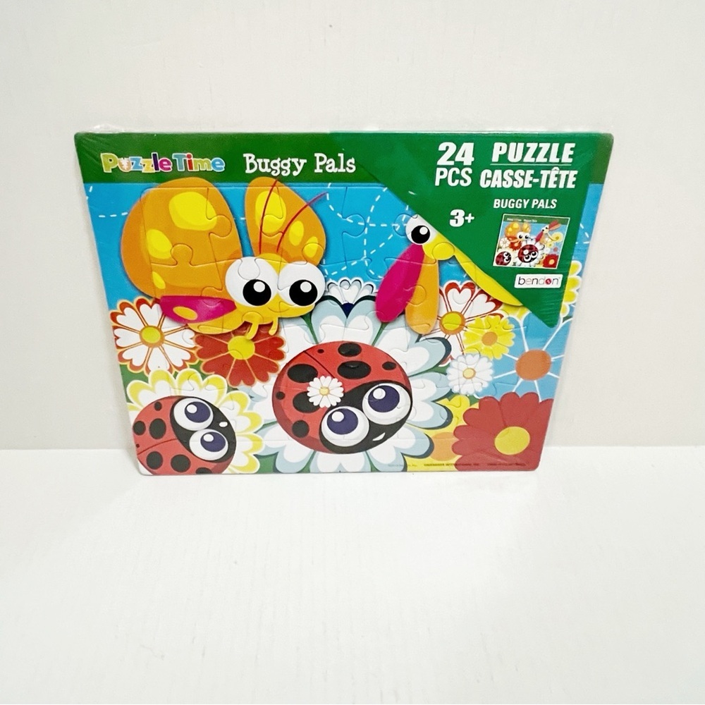 New Puzzle Time Buggy pals 24 Pcs age 3+